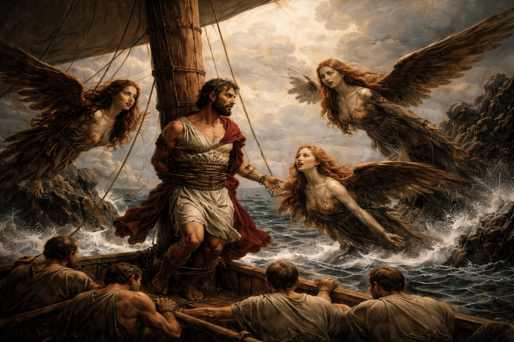 Odysseus und die Sirenen: Eine Allegorie